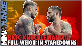 BKFC KnuckleMania 2 final faceoff Chad Mendes returns to combat sport [upl. by Hgielrebma]