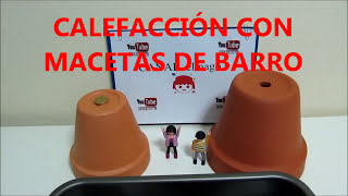 CALEFACCIÓN LOW COST   Sistema casero con macetas [upl. by Efrem300]