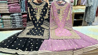 Ideal Boutique Rawalpindi 👑 Beautiful Gharara Dress Pakistani Dress designs  Wedding dress design [upl. by Redneval]