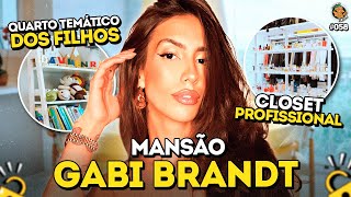 FIZEMOS UM TOUR PELO APARTAMENTO DE LUXO DA GABI BRANDT  Podpah Visita 58 [upl. by Profant519]