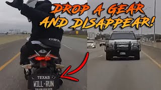 Cops Get Their Egos CRUSHED By Sportbike Riders CRAZY Police Chases  Bikes VS Cops 100 [upl. by Ahseikram]