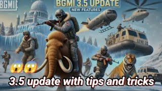 bgmi 35 update with tips and tricks 😱😱 [upl. by Elleinet]