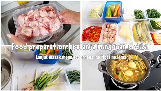 Vog 67 food preparation  belanja mingguan  lanjut masak menu no ribet no lama [upl. by Monica]