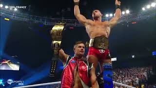 Grayson Waller and Austin Theory as WWE World Tag Team Champion Entrance WWE Smackdown May32024 [upl. by Nalac]