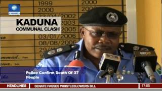 Kaduna Communal Clash Police Confirm Death Of 37 People [upl. by Annaej372]