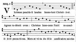 Victimae paschali laudes  Sequentia in die Ressurectionis [upl. by Domenic550]