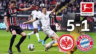 Eintracht Frankfurt vs Bayern München I 51 I Highlights I The Final Game for Bayern Coach Kovac [upl. by Aicenek]