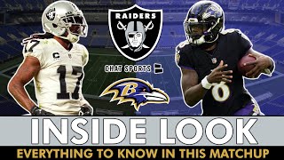 Raiders Week 2 INSIDE LOOK Ravens Rumors amp Storylines  How LV Can Beat Lamar Jackson In Baltimore [upl. by Gnav]