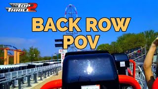 Top Thrill 2 POV Back Row First ride reactions Insane Cedar Point [upl. by Ot]