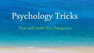 Psychology Tricks✨That will make you Dangerous [upl. by Arrad]