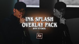 ink overlay pack  tutorial  after effects [upl. by Nnav]