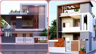 Most Beautiful House Front Elevation Design Ideas 2023 Modern House Exterior Designs [upl. by Buller]