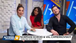 NORMANI amp VALENTIN  Facebook Live Access Hollywood  March 15 2017 [upl. by Charley249]