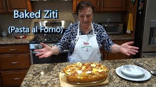 Italian Grandma Makes Baked ZitiRigatoni Pasta al Forno [upl. by Alaet]