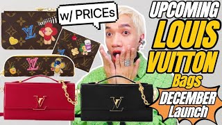 UPCOMING LOUIS VUITTON Bags wPRICEs launching DECEMBER NEW YORK Collection  EPI XL [upl. by Hemetaf]