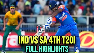 Ind vs Sa 4th t20i full highlights  India vs South Africa t20i match highlights [upl. by Jonny]