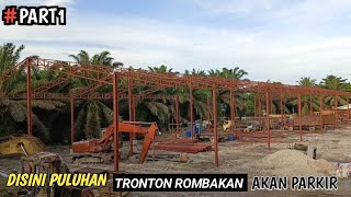 disini puluhan truk tronton rombakan akan parkir ‼️ [upl. by Attenov384]