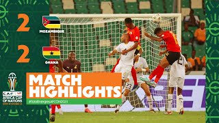 HIGHLIGHTS  Mozambique 🆚 Ghana TotalEnergiesAFCON2023  MD3 Group B [upl. by Marlow]