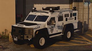 2023 Generic Police SWAT Police Armored Bearcat Showcase  made by TrooperCorentin GTA5FIVEM [upl. by Ezechiel]