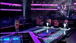 Bianca Barros  quotListenquot Beyoncé  Prova Cega  The Voice Portugal  Season 2 [upl. by Schacker]