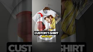 Best way to add your custom tshirt design to mockups adobephotoshop [upl. by Clarinda750]