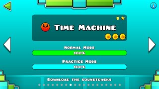 Geometry Dash  Time Machine All Coins [upl. by Folly]