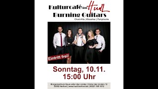 Herford  10 November 2024  Haus unter den Linden HudL  Band quotBurning Guitarsquot  Video [upl. by Arised341]