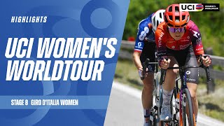 Giro d’Italia Women  Stage 8 Highlights  2024 UCI Womens WorldTour [upl. by Joanie]