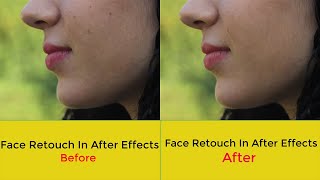 How to CleanRetouch Face in a Video Footage using After Effects Agent Hassan [upl. by Kcirdorb]