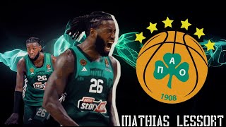 Mathias Lessort ● Crazy Dunks with Panathinaikos 4K [upl. by Salba879]