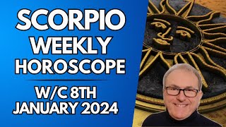 Scorpio Horoscope Weekly Astrology from 8th January 2024 [upl. by Nytram]