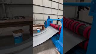 Corte por slitter preparando material para perfiles 085 coil slitting line cut to length line [upl. by Aphrodite483]