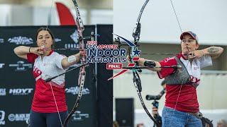 2023 USA ARCHERY INDOOR NATIONAL FINALS  Womens Recurve Gold Medal Match [upl. by Gloriane846]