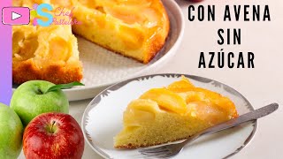 TARTA de MANZANA Y AVENA SIN HORNO SIN AZÚCAR bajas calorías lista en 15 minutos [upl. by Acinad556]