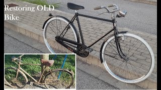 Restauro Bici Epoca Bianchi Zaffiro 1950 [upl. by Lledal]