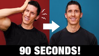 How to Fix a Headache in 90 Seconds Flat JUST DO THIS [upl. by Ama866]