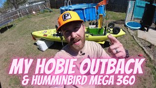 My 2020 21 Seagrass Hobie Outback PLUS Humminbird MEGA 360 Kayak Review [upl. by Hola]