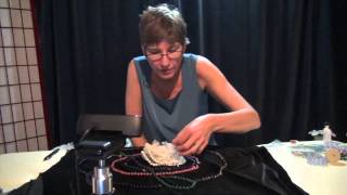 Gemstone Therapy Demonstration How to Use Quartz Crystal Clusters [upl. by Jamaal]