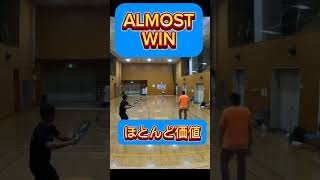 ALMOST win あともう少し！！ pickleball pickleballsamurai dropshotjapan [upl. by Alleunam]