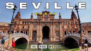 Seville Spain 🇪🇸 Walking Tour 4K Discover the Heart of Andalusia Part 1 [upl. by Flessel]