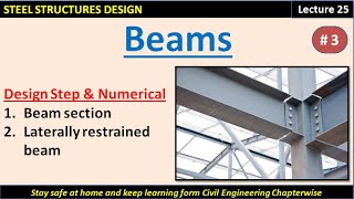 Beams  Design steps and Numerical problems of Beam and Laterally restrained Beam [upl. by Michaud694]