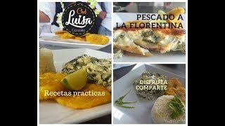 Filete de pescado Florentina con queso [upl. by Fielding]