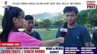 COLLEGE CAMPUS ANNUAL SOLUNG SPORT EVENT 2024 HELD AT JNC CAMPUS [upl. by Eibocaj118]