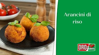 Arancini di riso  italienische Reisbällchen l ORO di Parma [upl. by Danete]