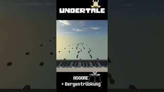 UNDERTALE  Bergentrückung  ASGORE part 5 Minecraft Noteblockshorts undertale Asgore [upl. by Norty]