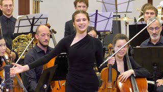 FIRST CLASSICAL CONCERT of 15yearold Karolina Protsenko  Mendelssohn Violin Concerto [upl. by Pammy]