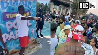 Boosie Goes Off After People Start Stealing Money At His Pool Party [upl. by Aneis]