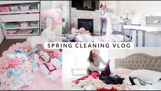 SPRING CLEANING THE ENTIRE HOUSE LETS DECLUTTER🌸 SLMissGlamVLogs [upl. by Greenwood16]