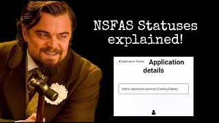 NSFAS Statuses explained [upl. by Jedediah]