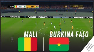 MALI  BURKINA FASO  Coupe dAfrique des nations 2023  Simulation de jeu vidéo [upl. by Suoivatco]